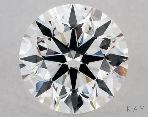 Lab Created Round 1.04 Carat E VS2 Ideal