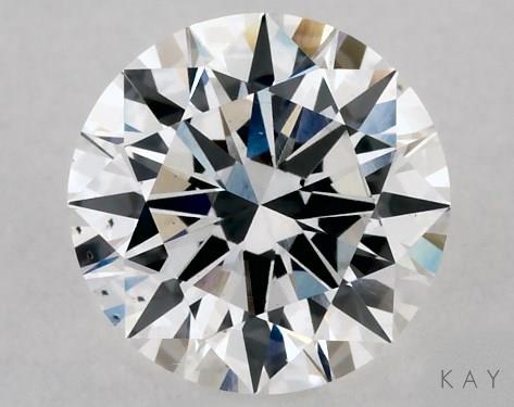 Lab Created Round 1.07 Carat E VS2 Ideal