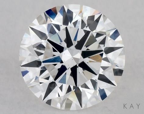 Lab Created Round 1.02 Carat E VS2 Ideal