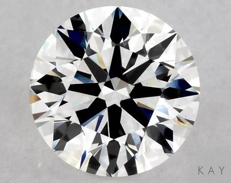 Lab Created Round 1.08 Carat E VS2 Ideal