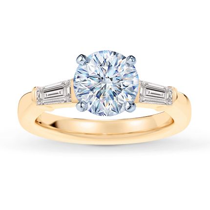 Three Stone Engagement Ring Settings | Kay Design-A-Ring