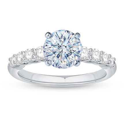 Kay jewelers 1 on sale carat diamond engagement ring